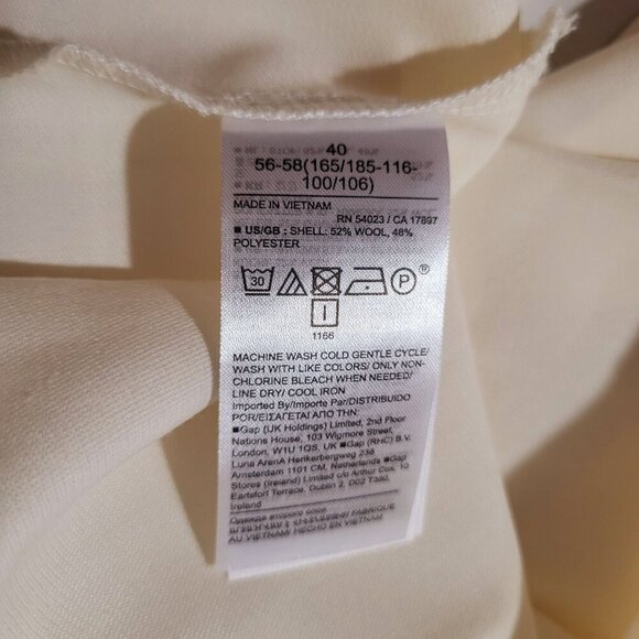 Banana Republic Athletics Pleated Varsity Mini Skirt W 40 - Preppy New w Defect - Picture 9 of 10